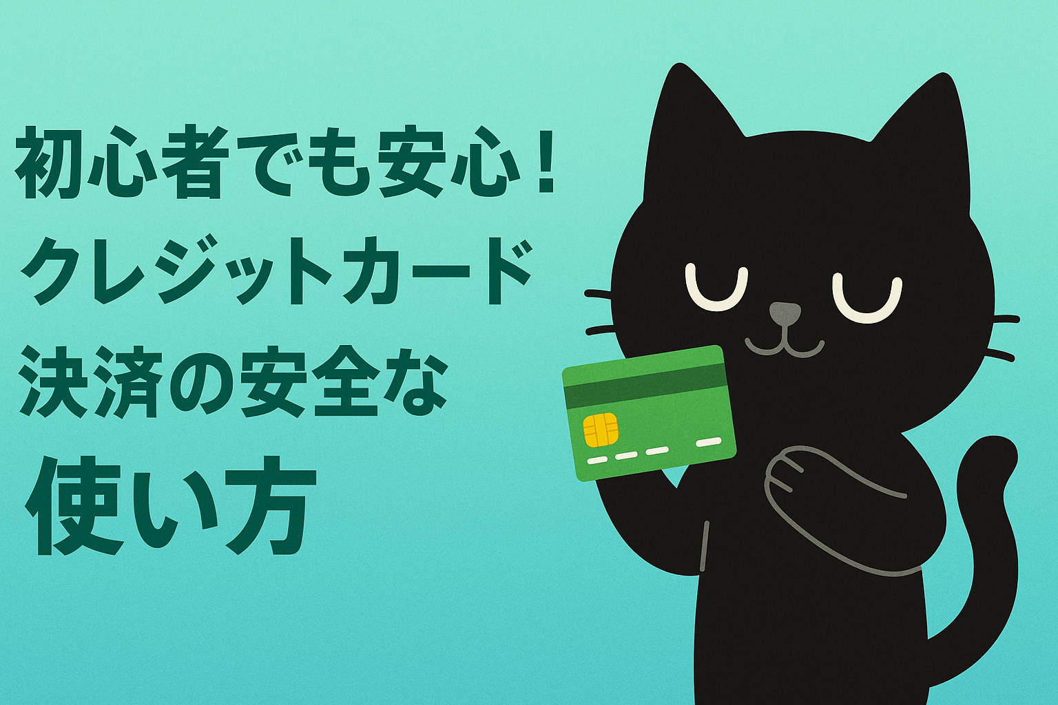 初心者でも安心！クレジットカード決済の安全な使い方 💳✨