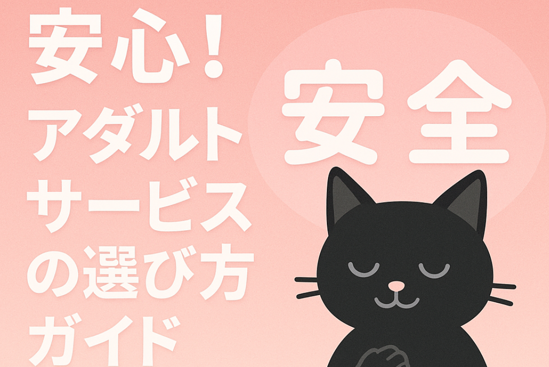 初心者でも安心！アダルトサービスの選び方ガイド